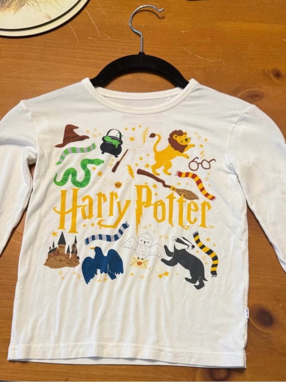 Little Sleepies Toddler 3T Harry Potter Kids Long Sleeve Tee - White